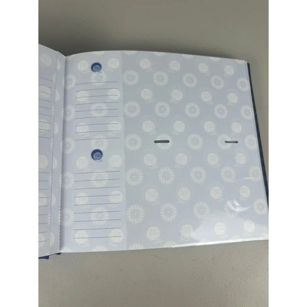 Vera Bradley Night Owl Photo Album Blue Floral Polka Dot Barnes & Noble 926013